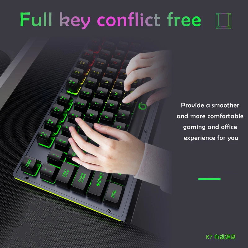 Mechanical Wired Gaming Keyboard – RGB Backlit