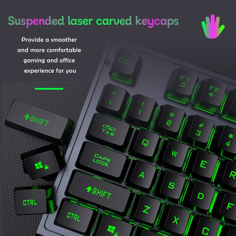 Mechanical Wired Gaming Keyboard – RGB Backlit